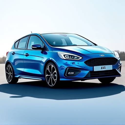 Ford Focus azul, coche compacto con diseño dinámico y conducción ágil.